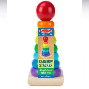 🔥Melissa & Doug Classic Toy Rainbow Stacker